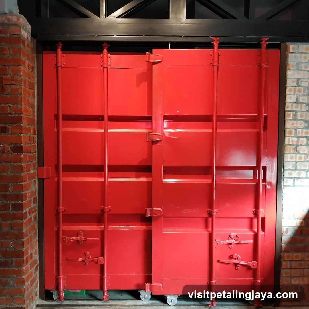 Red Industrial Door