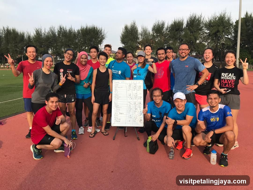 Group Photo on Running Track