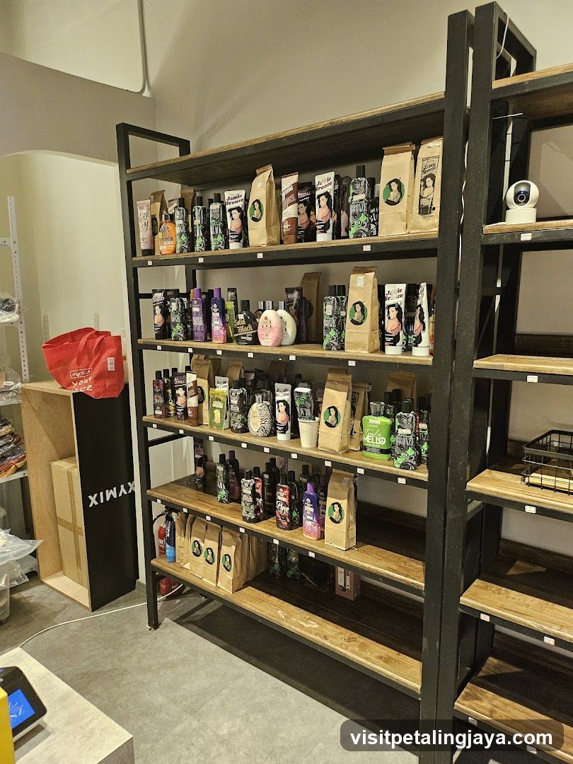 Interior Store Shelf Display
