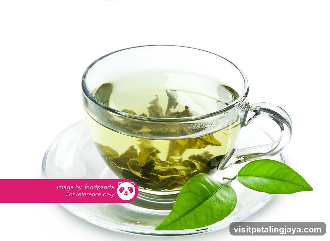 Green Tea in Glass Cup