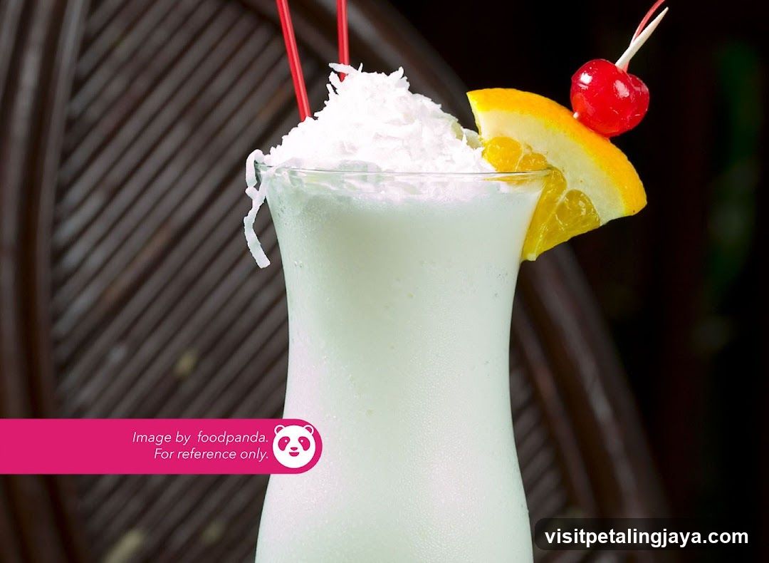 Coconut Milkshake with Garnish