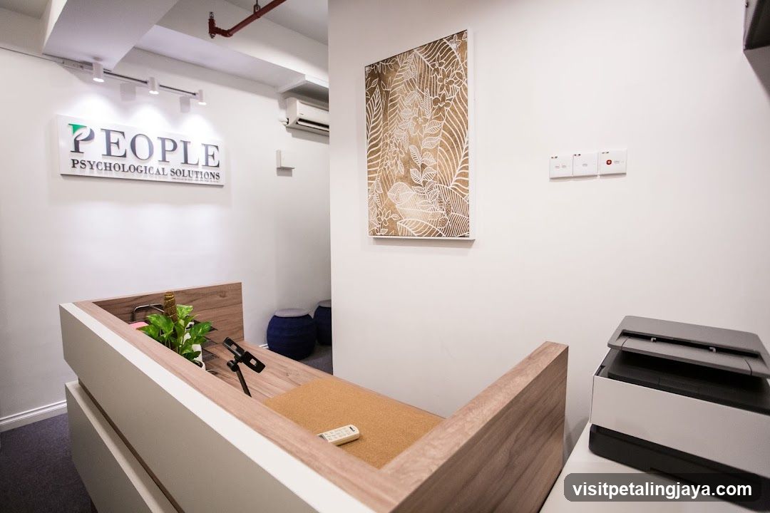Office Interior with Signage