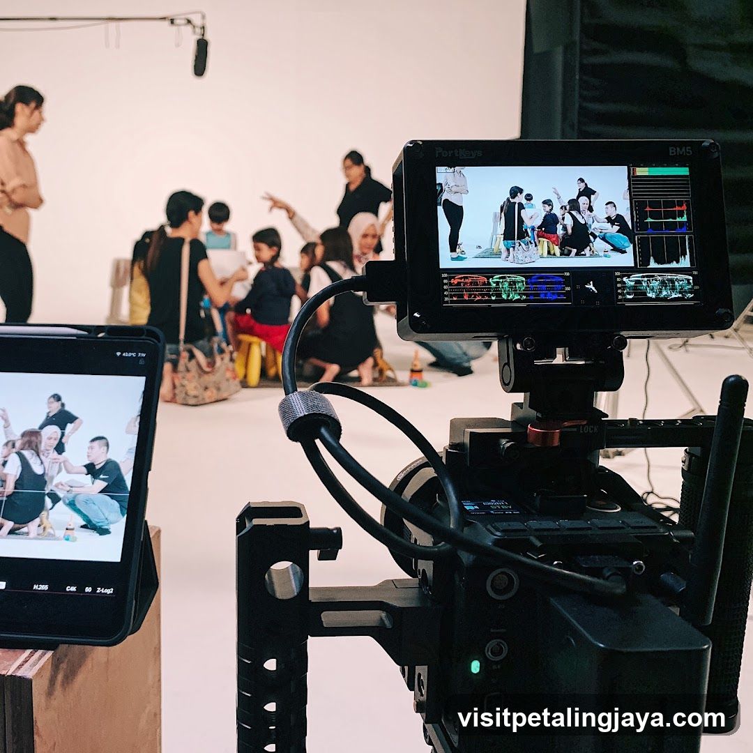 Behind the Scenes Filming Setup