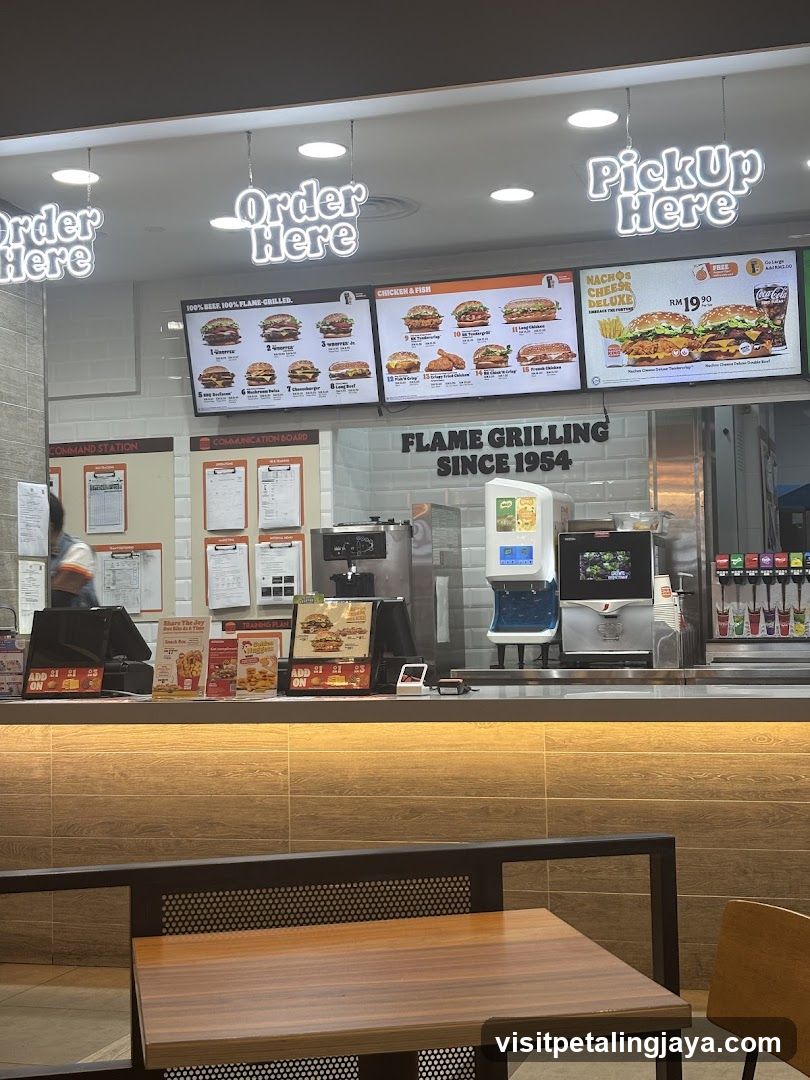 Fast Food Counter Interior
