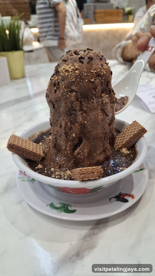 Chocolate Dessert with Wafers