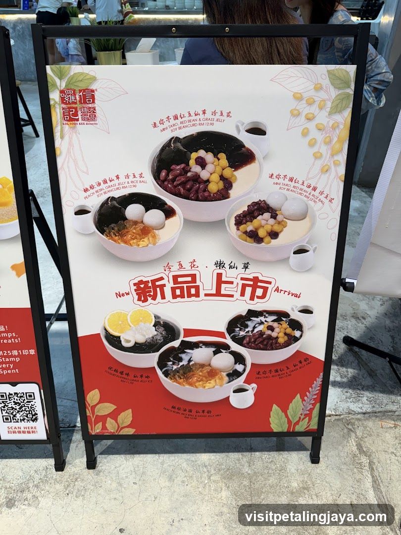 New Arrival Dessert Menu Display