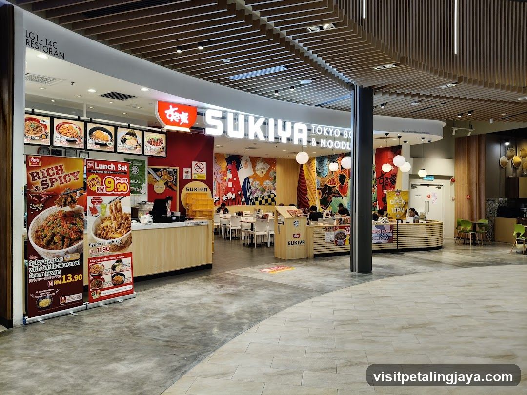 Sukiya Restaurant Interior and Exterior View