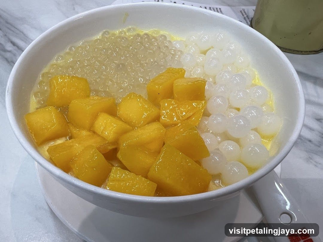 Mango and Coconut Dessert Bowl