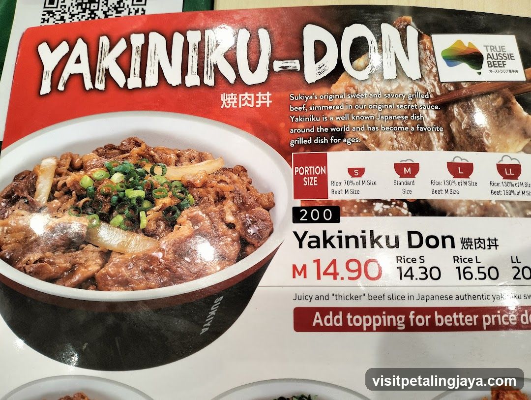 Yakiniku Don Menu Item