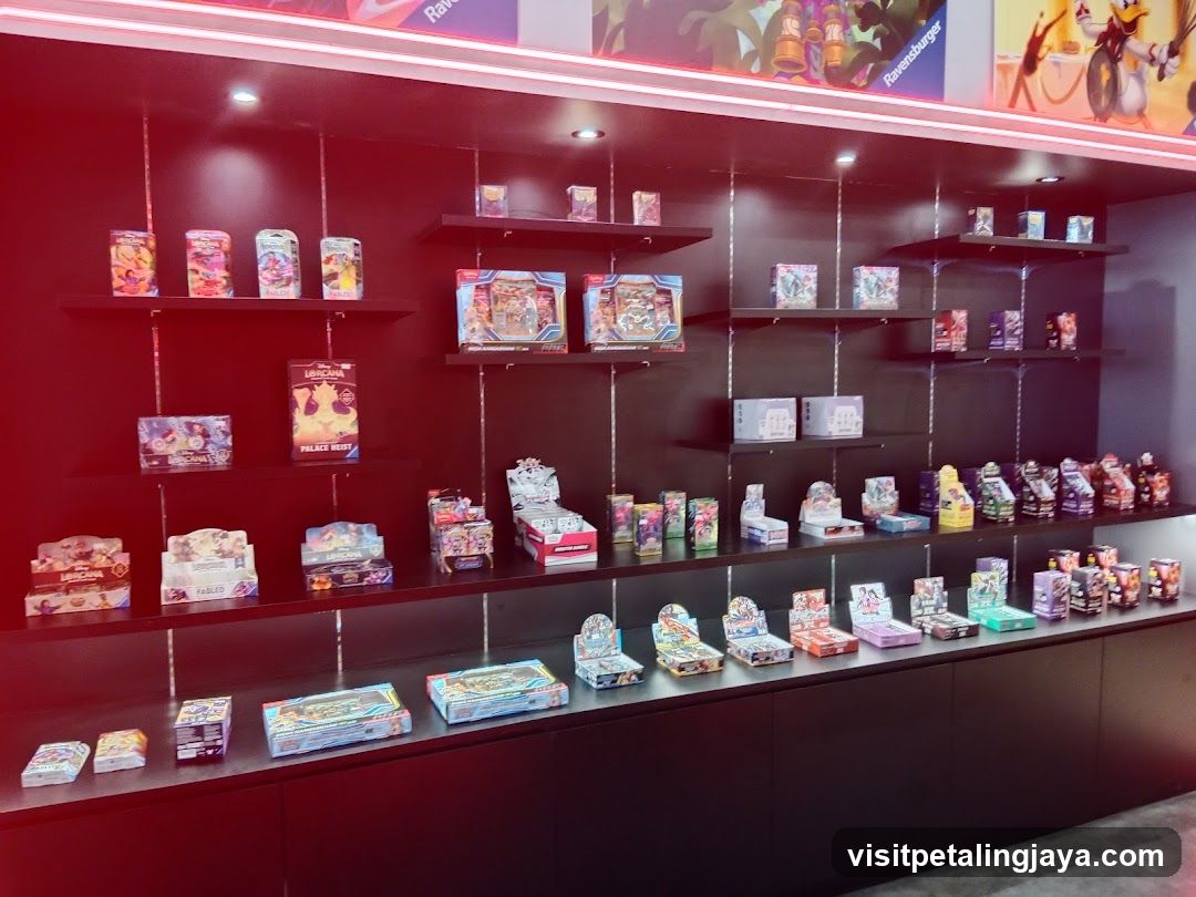 Pokemon merchandise display