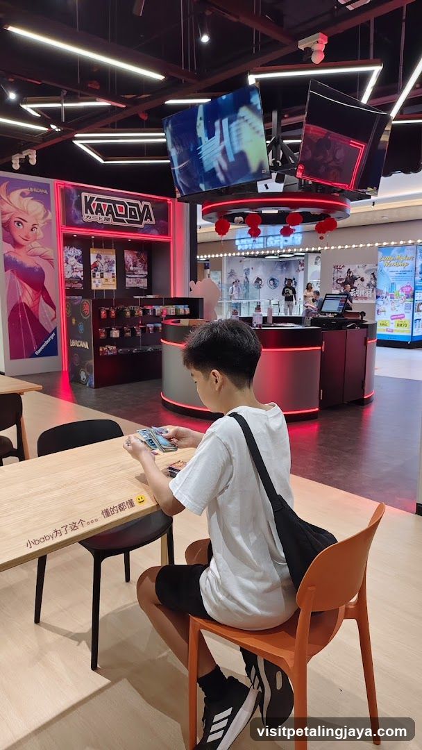 Interior of a themed store or mall area