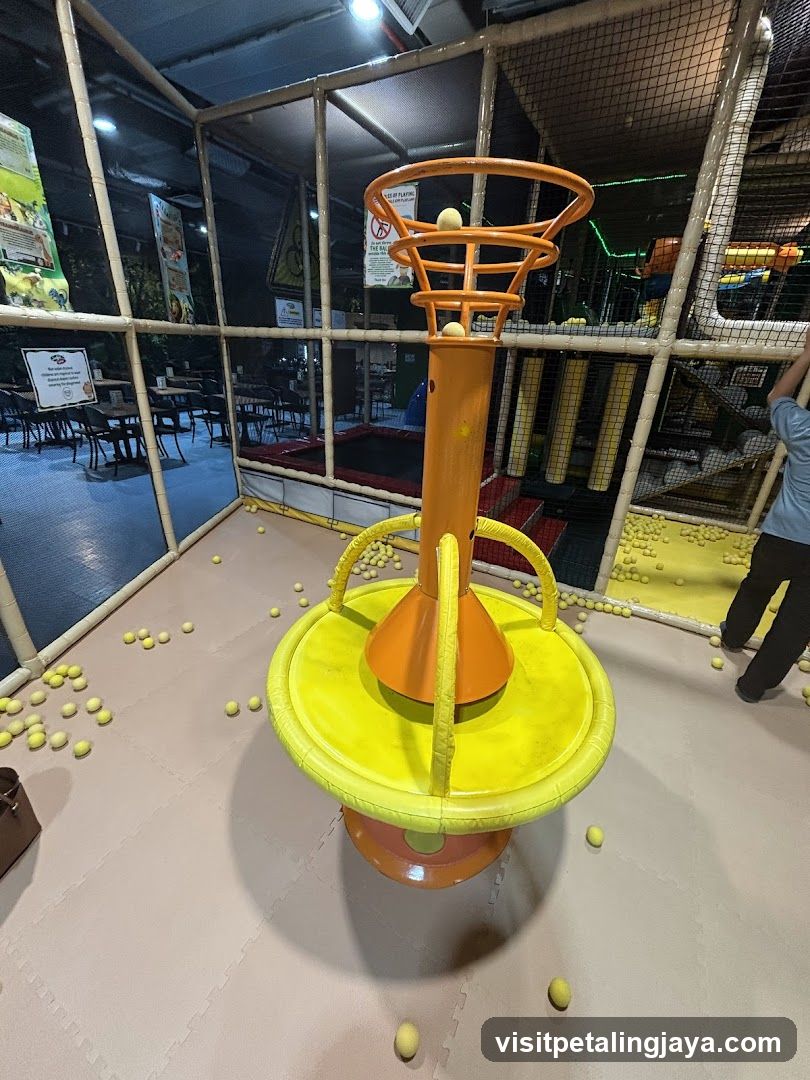 Indoor Basketball Game Area