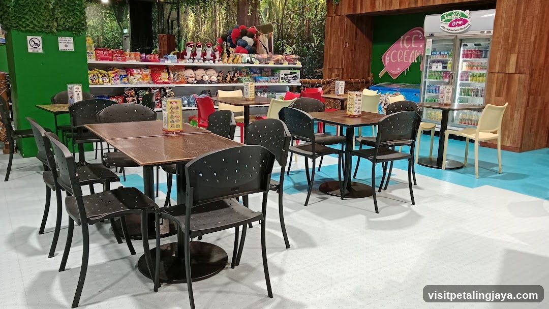 Jungle Ice Cream Shop Interior