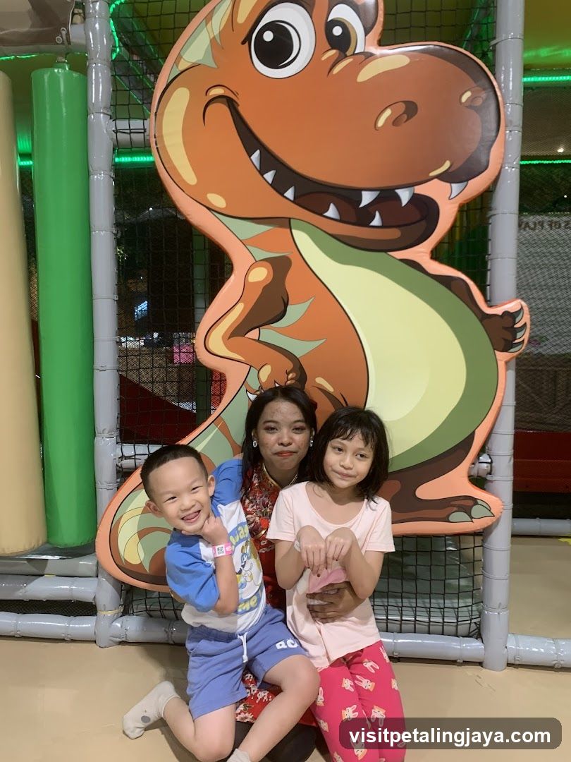 Family Photo at Indoor Play Area