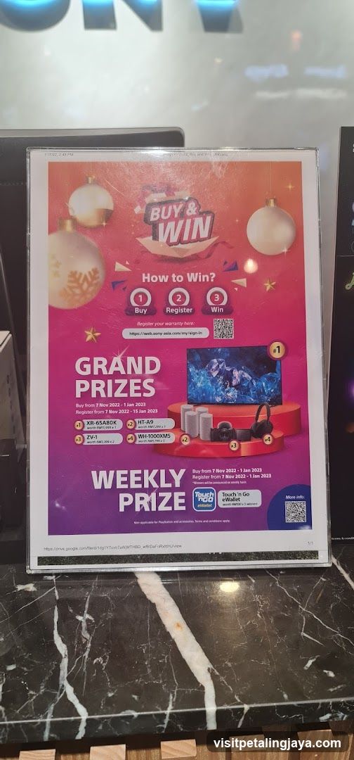 Buy & Win Promotion Flyer