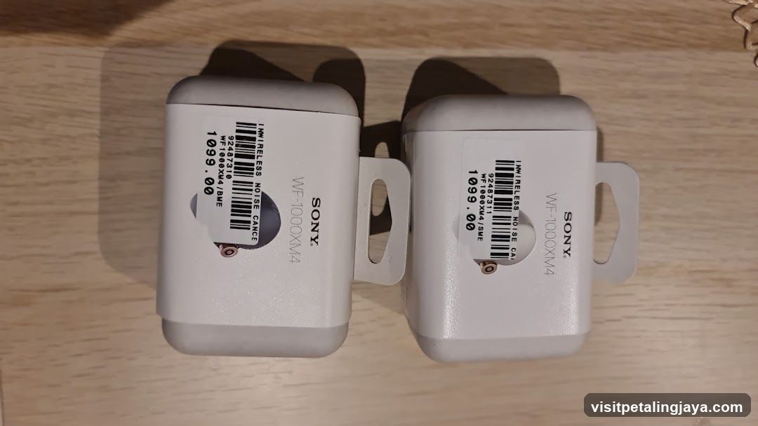 Sony Earbuds Packaging