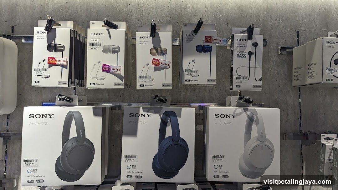 Sony Headphones Display