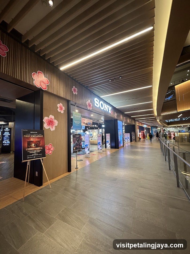 Sony Store Interior Aisle