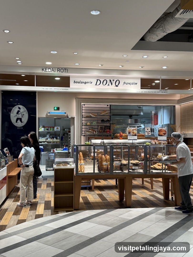 Bakery Interior with Staff and Customers
