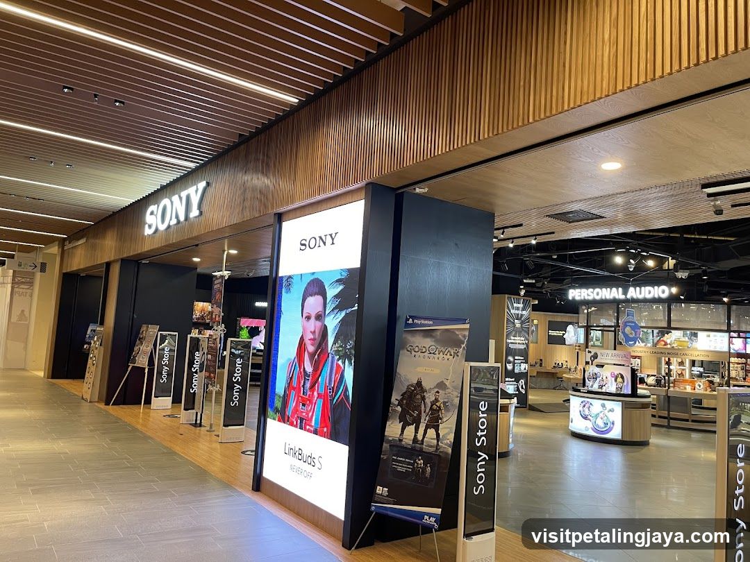 Sony Store Interior and Exterior View