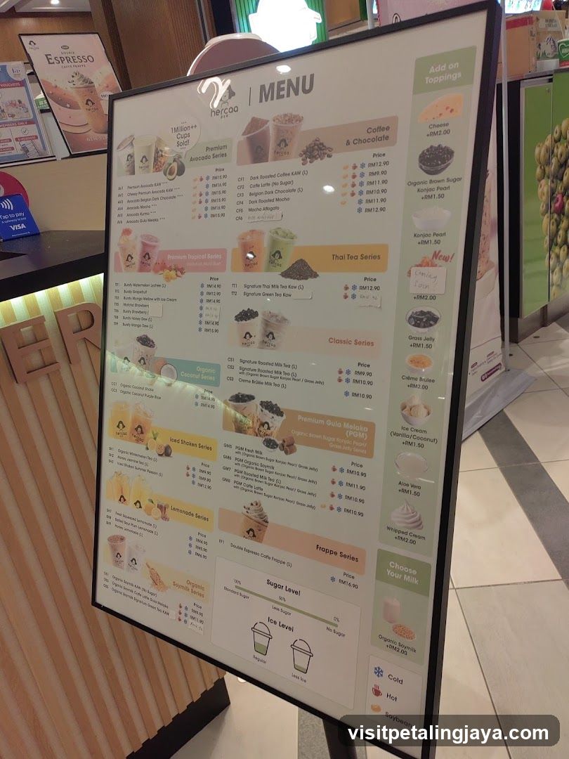 Recco Coffee Menu Board