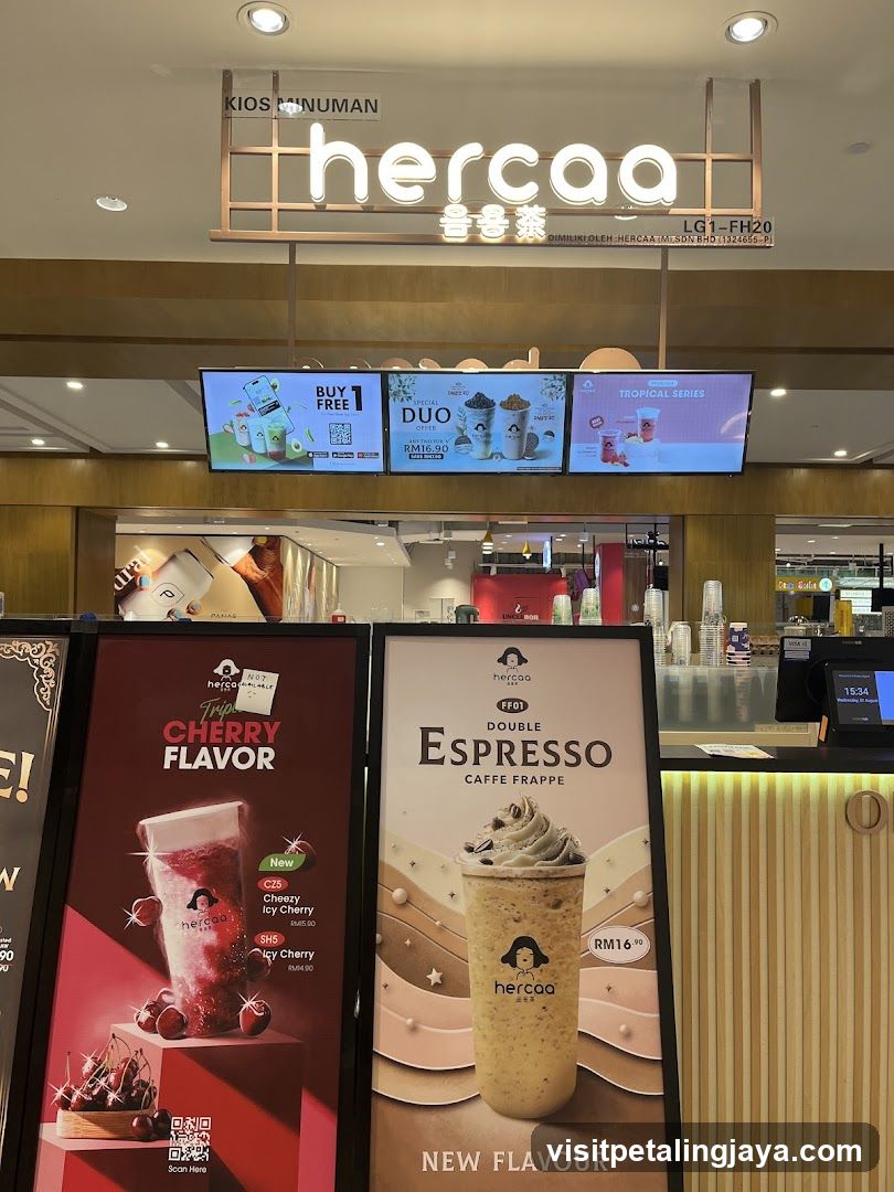 hercaa Store Interior and Promotions