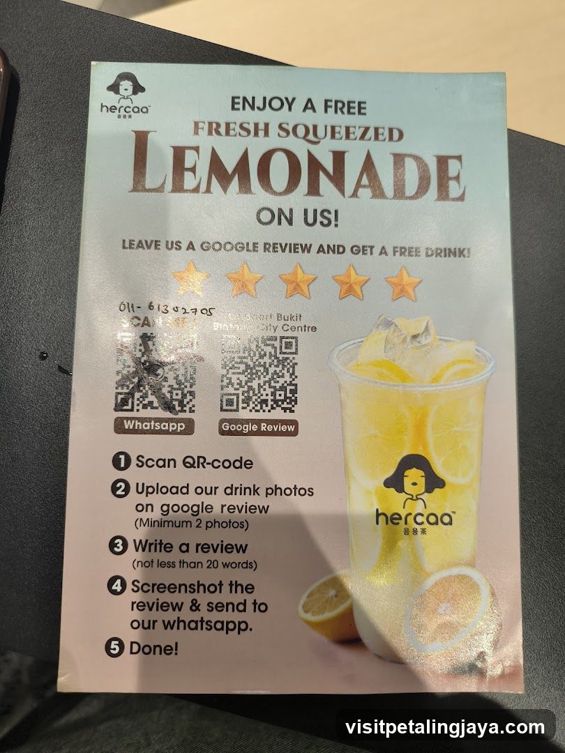 Free Lemonade Promo Flyer