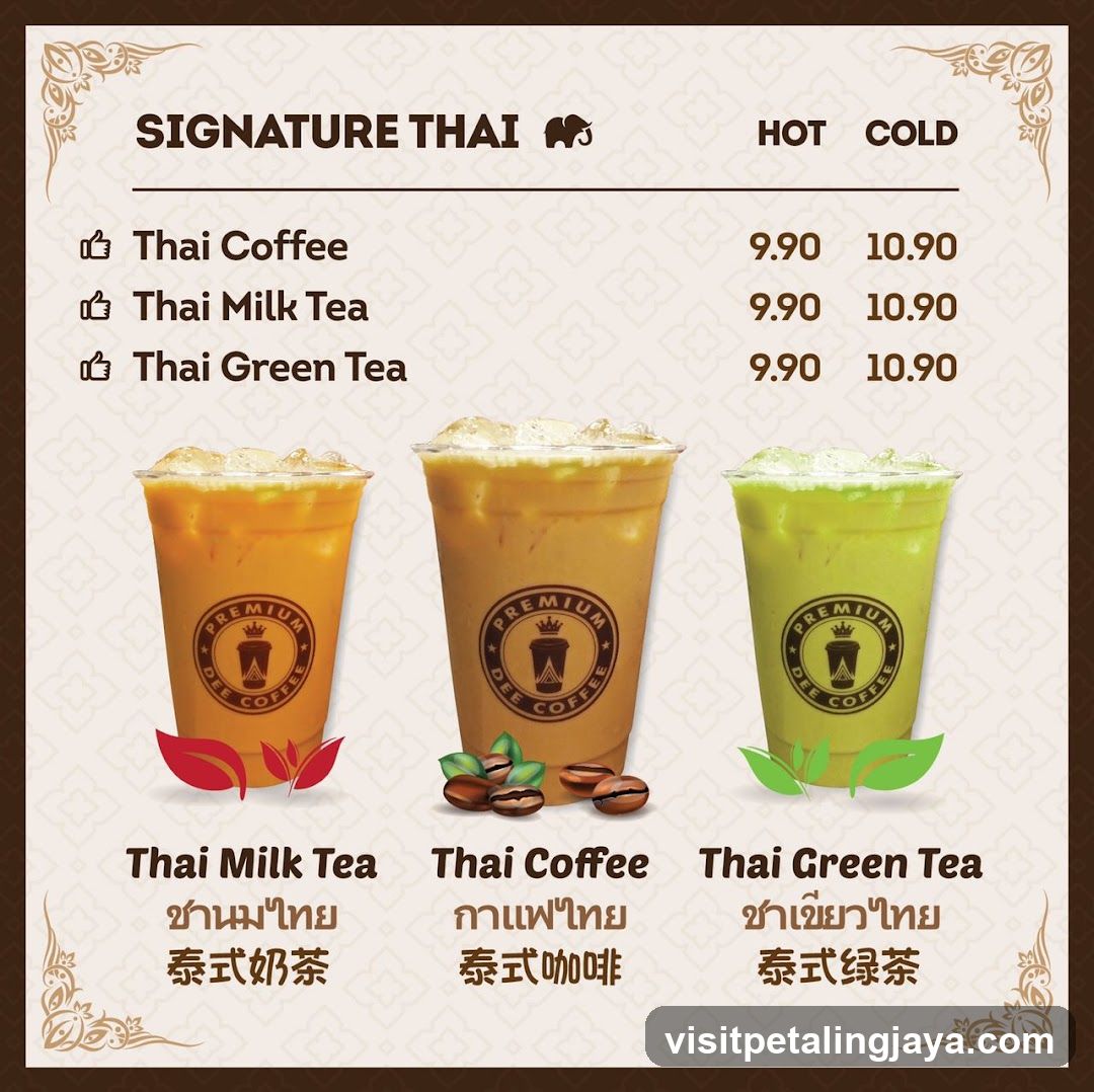 Signature Thai Menu