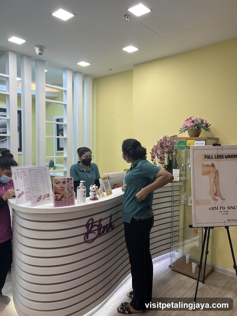 Beauty Salon Interior Reception Area