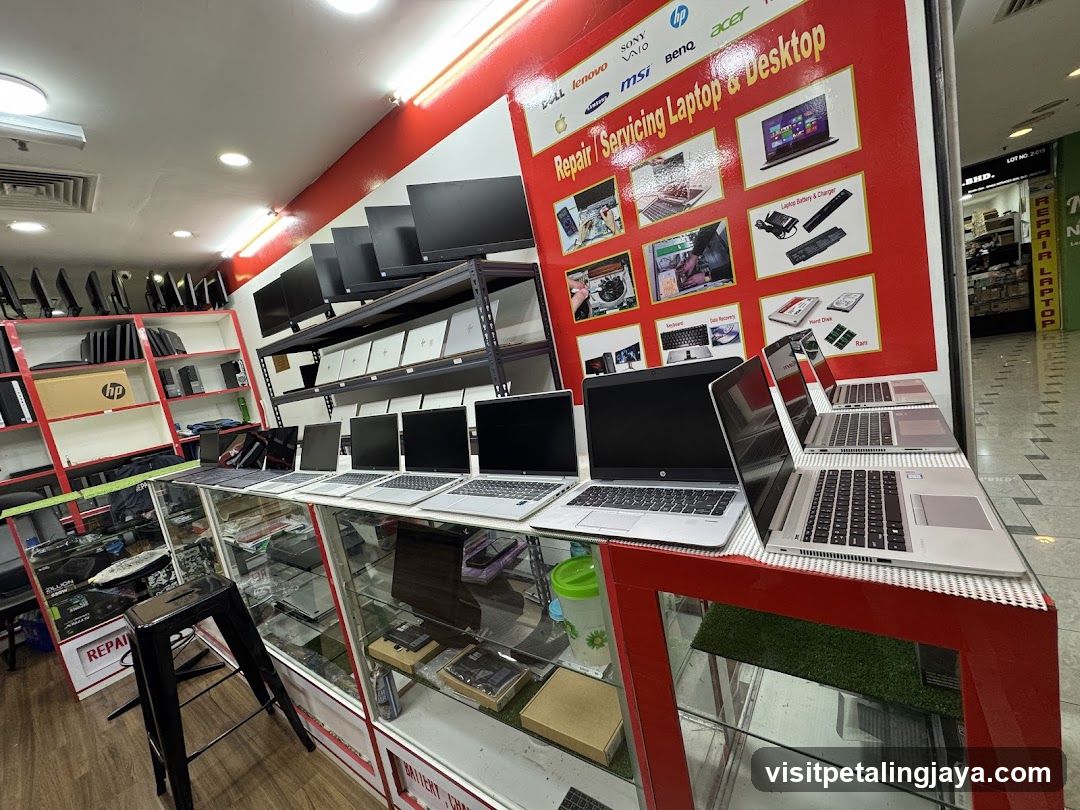 Electronics Repair Shop Interior