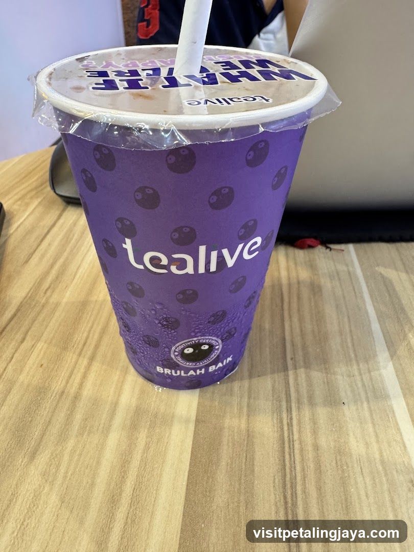 Tealive Cup on Table