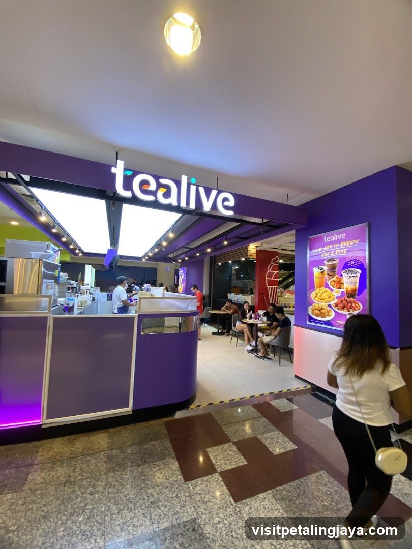 Tealive Store Interior