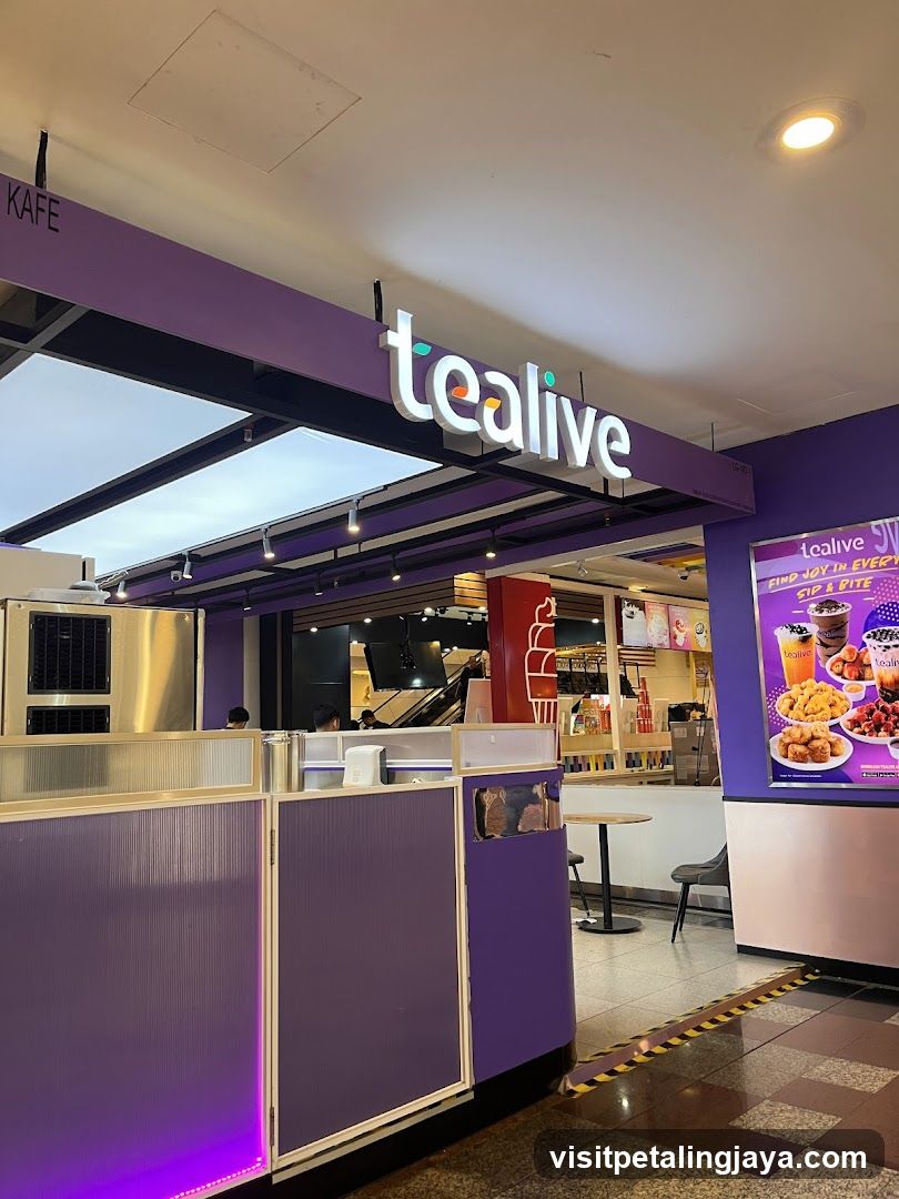 Tealive Store Interior