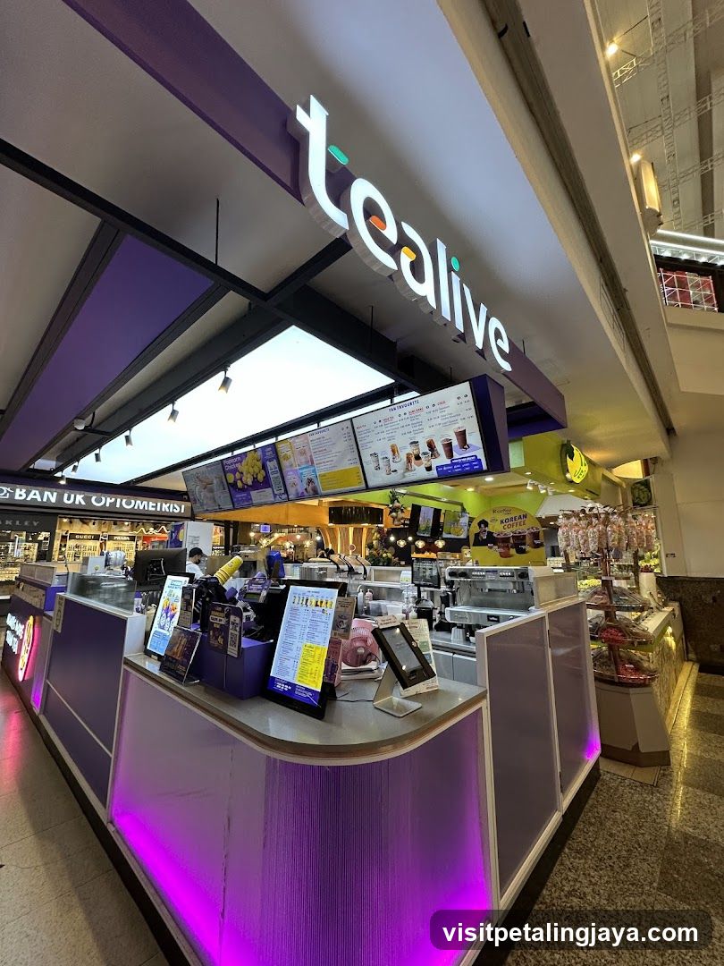Tealive Store Interior