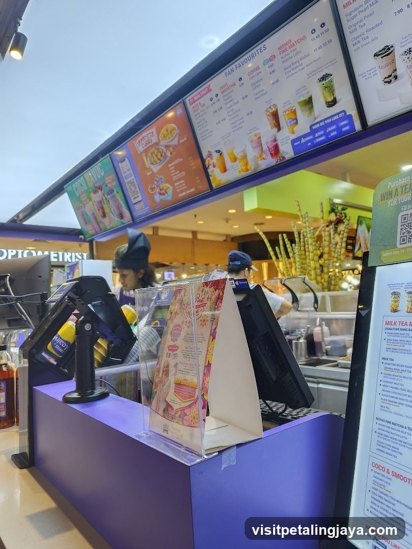 Boba Tea Shop Counter
