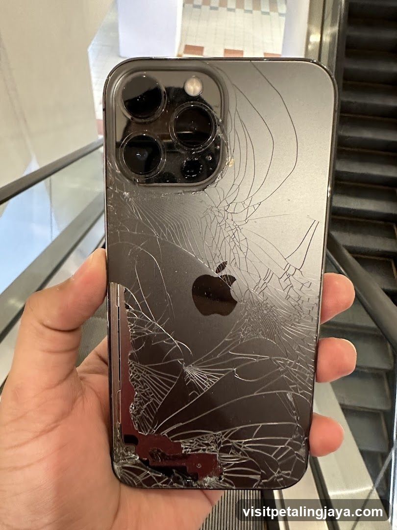 Cracked iPhone Back