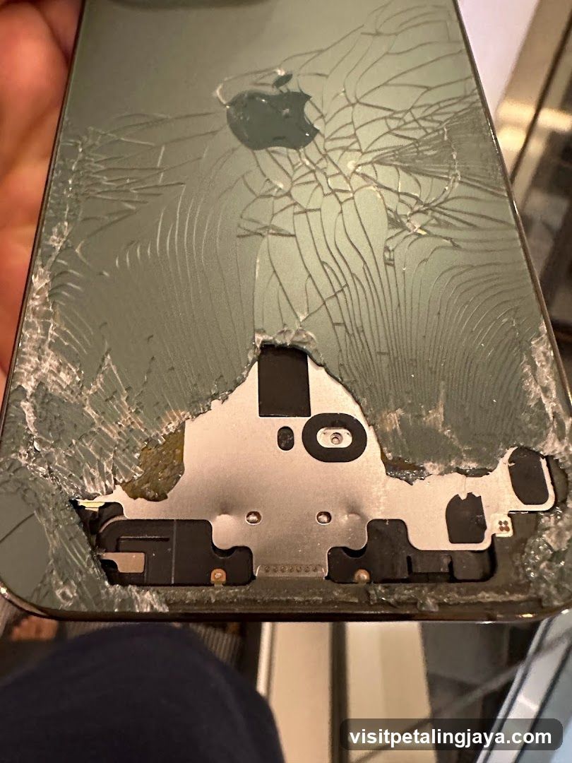 Cracked iPhone Back Cover