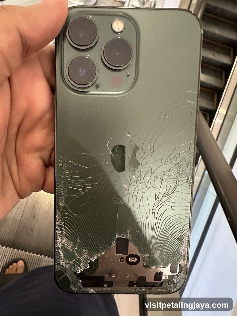 Cracked iPhone Back Cover