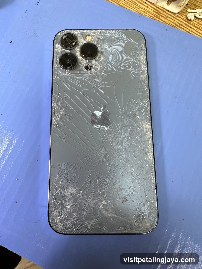 Cracked iPhone Back