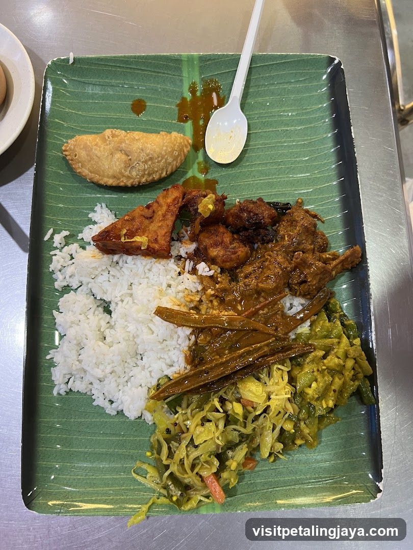 Curry Plate with Rice and Side Dishes