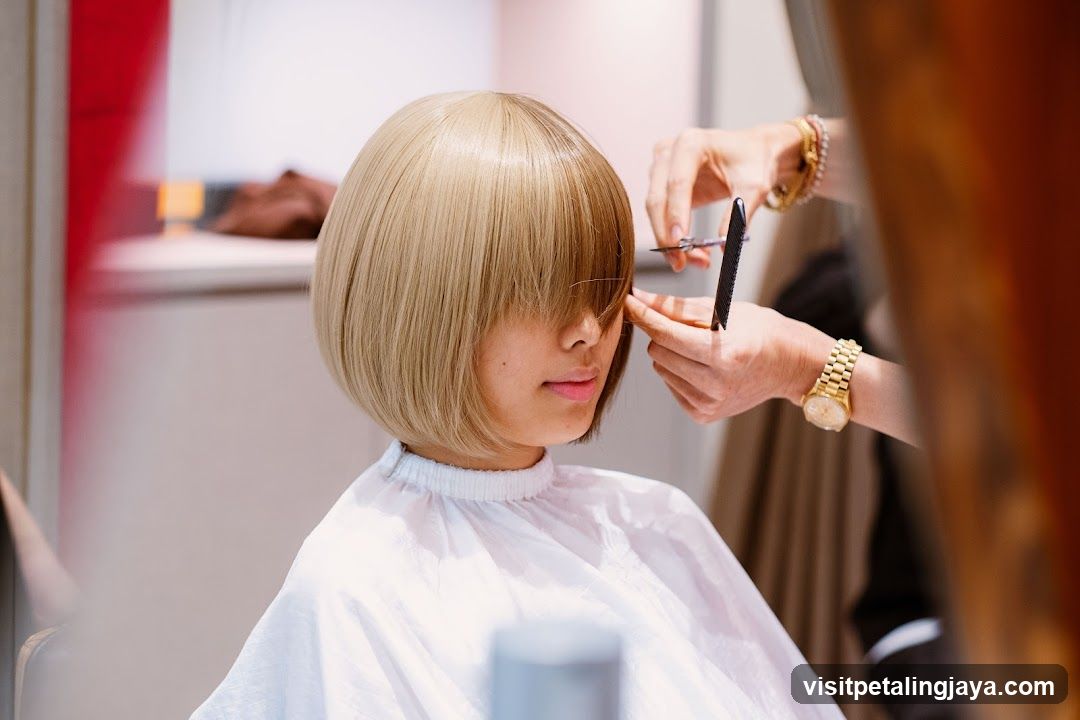 Haircut in Progress
