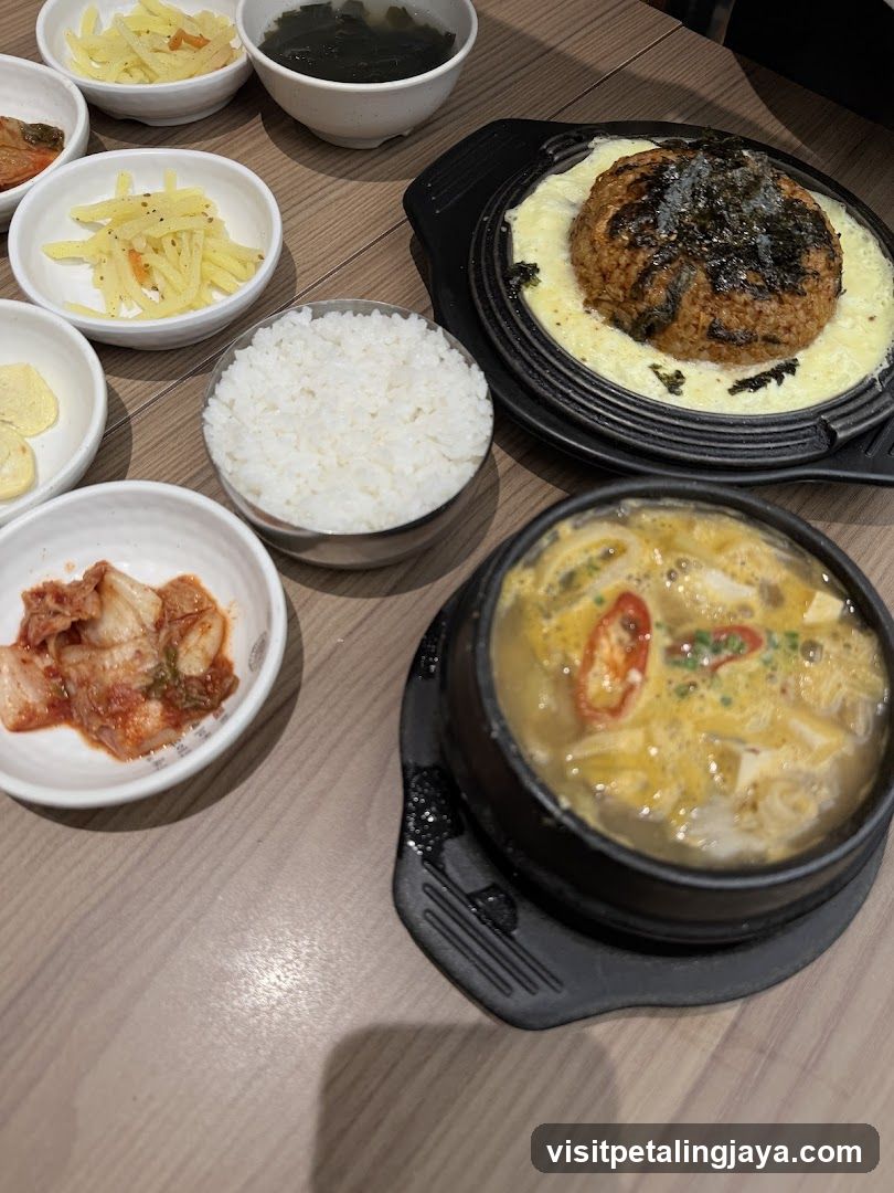 Korean Meal Spread