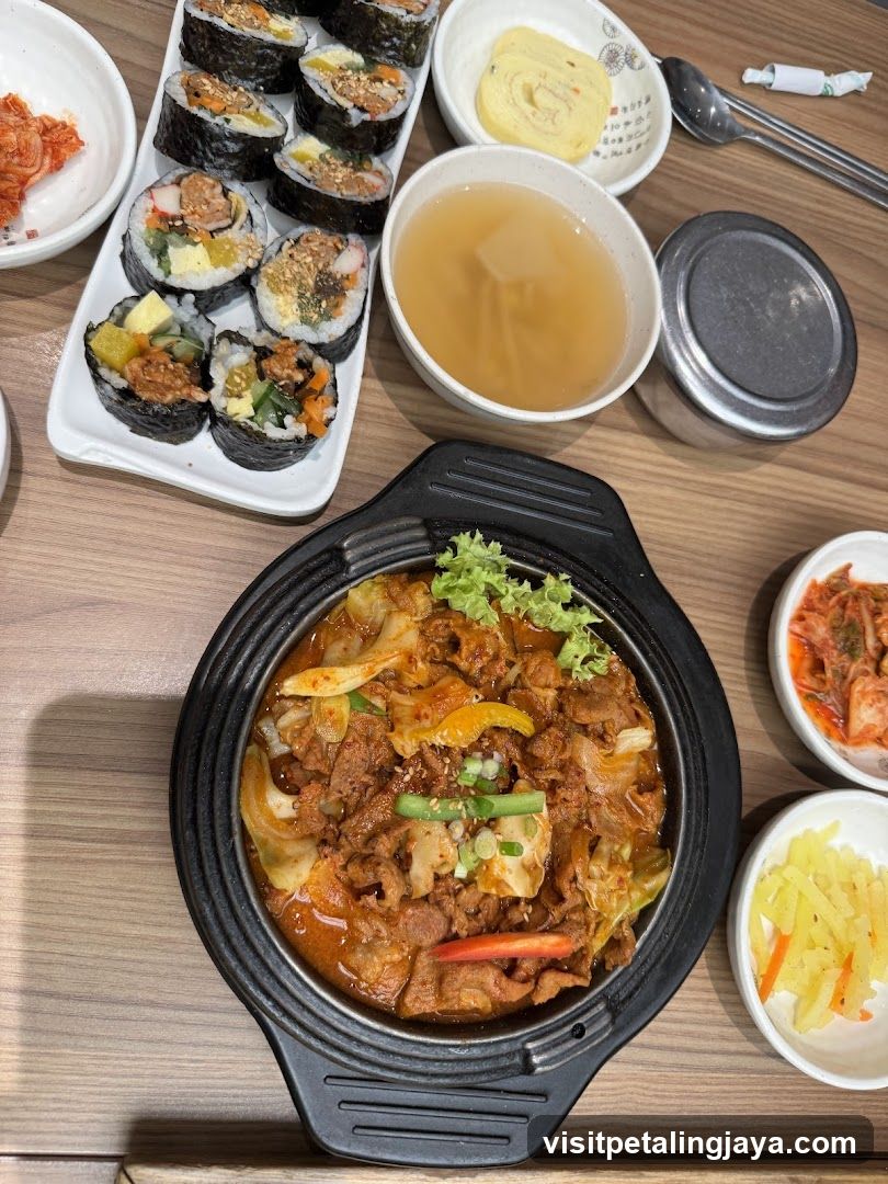 Korean Meal Spread