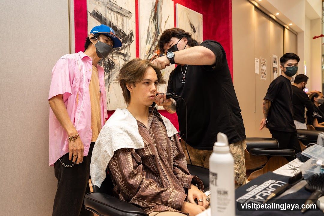 Barber Shop Interior Scene