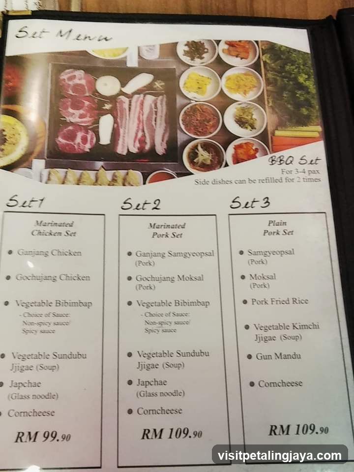 Set Menu - BBQ Set