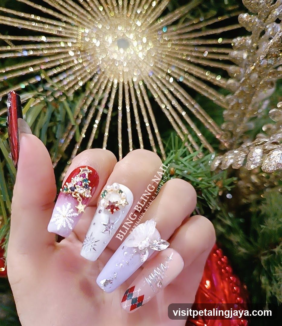 Christmas Themed Nail Art