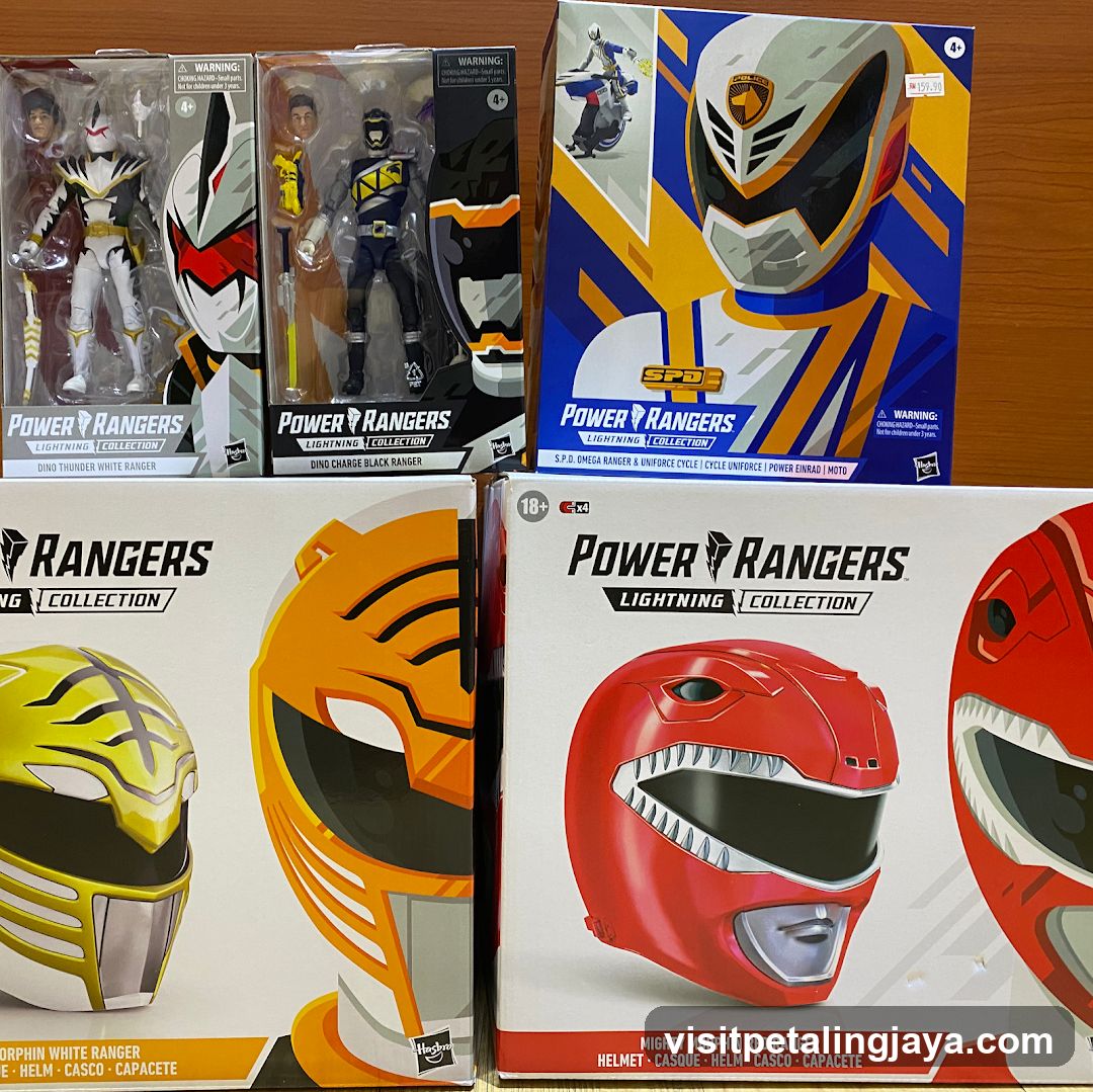 Power Rangers Merchandise Display