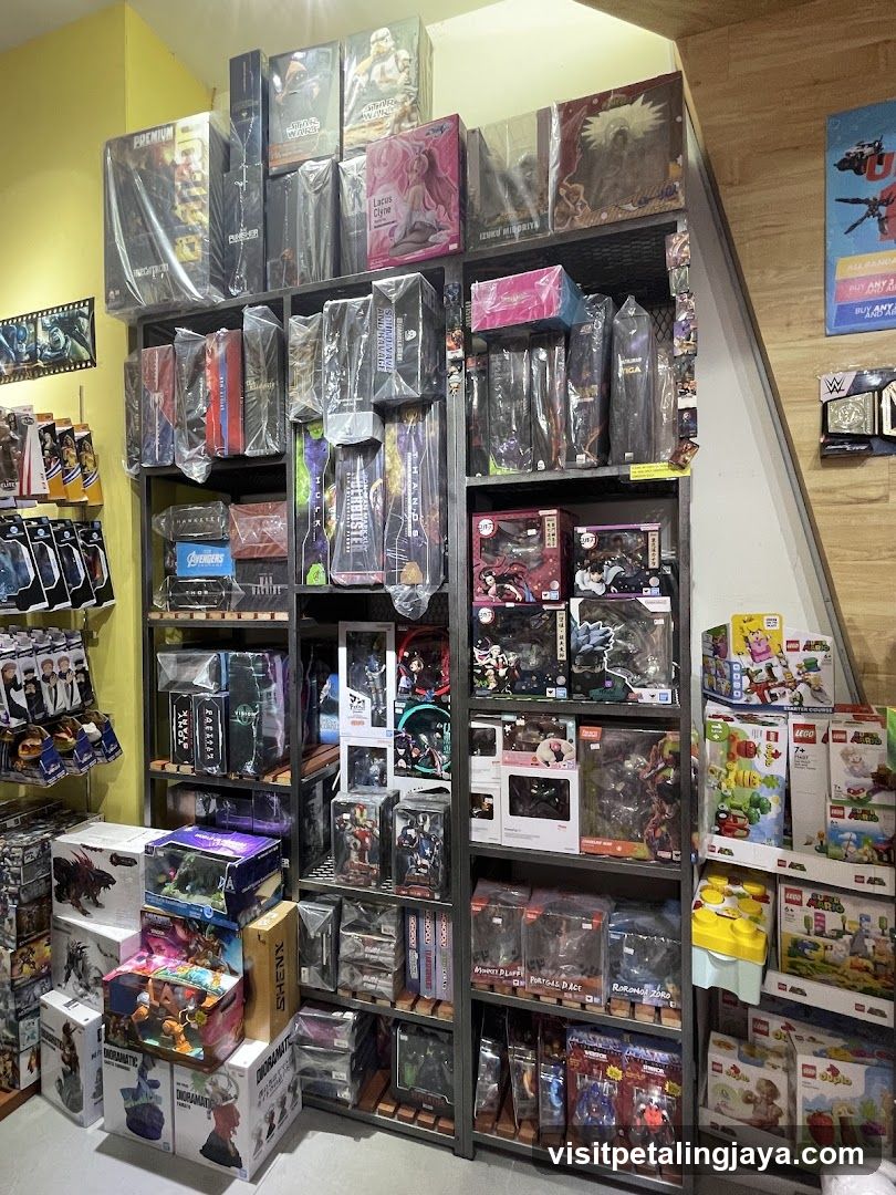 Toy and Action Figure Store Interior