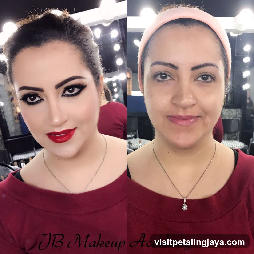 JB Makeup Academy Before and After