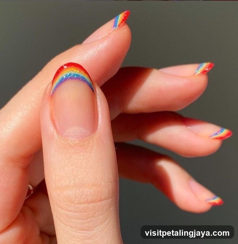 Rainbow Nail Art